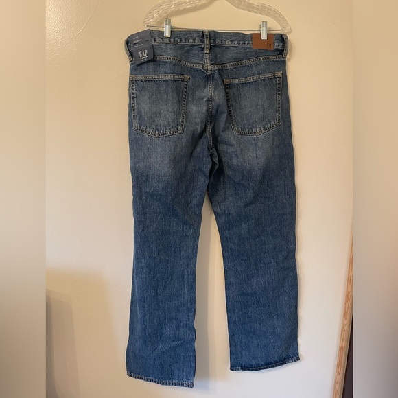 GAP Denim Indigo Mid Rise Relaxed Jeans - Picture 2 of 7